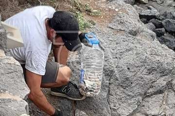 Batida ciudadana de limpieza en los riscos de La Garita/TA.